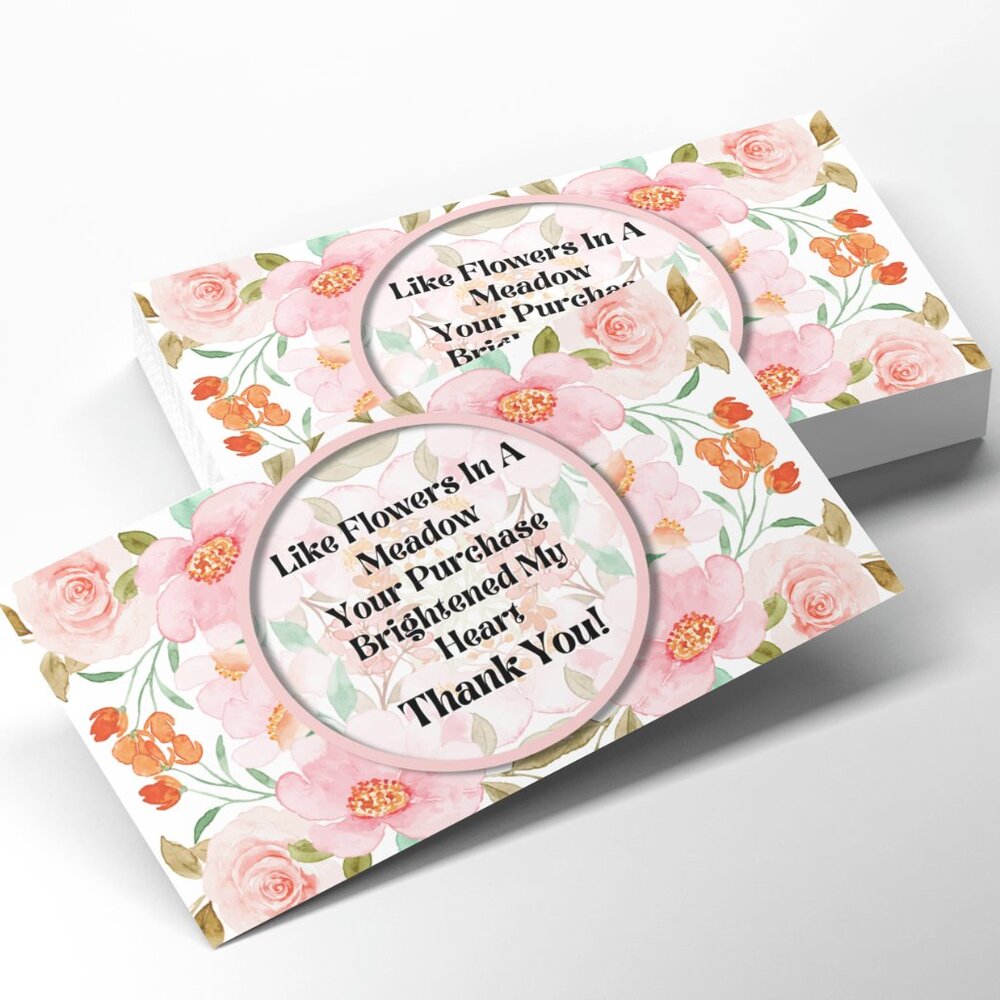 Thank You Cards - 2" x 3.5"